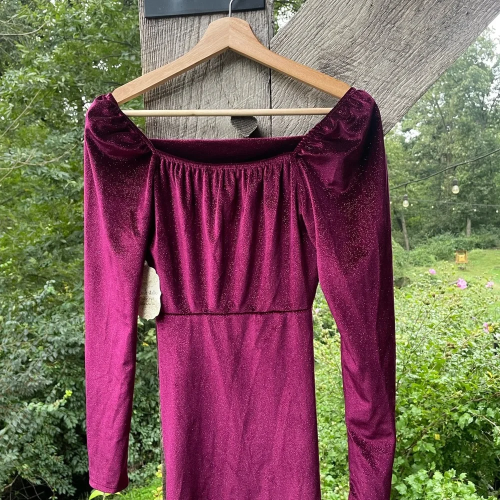 NWT Alterd State The Samantha Dress Burgundy - Picture 8 of 10
